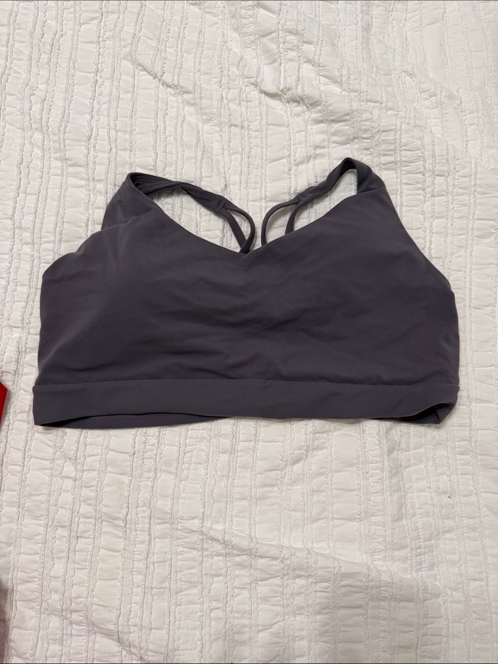 Athleta Purple Strappy Sports Bra 2X